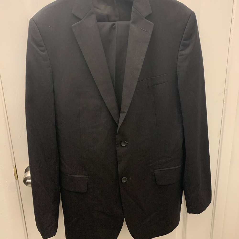 PRONTO UOMO charcoal suit set sized 42 L 34 W